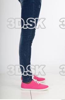 Calf reference of clothed Cecelia blue jeans pink shoes 0007